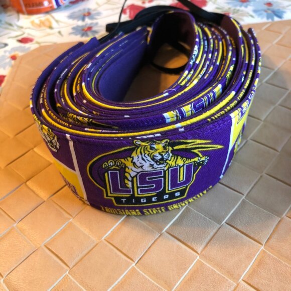 Reversible Louisiana State University Headbands by Sheila Bee Designs - Picture 4 of 4